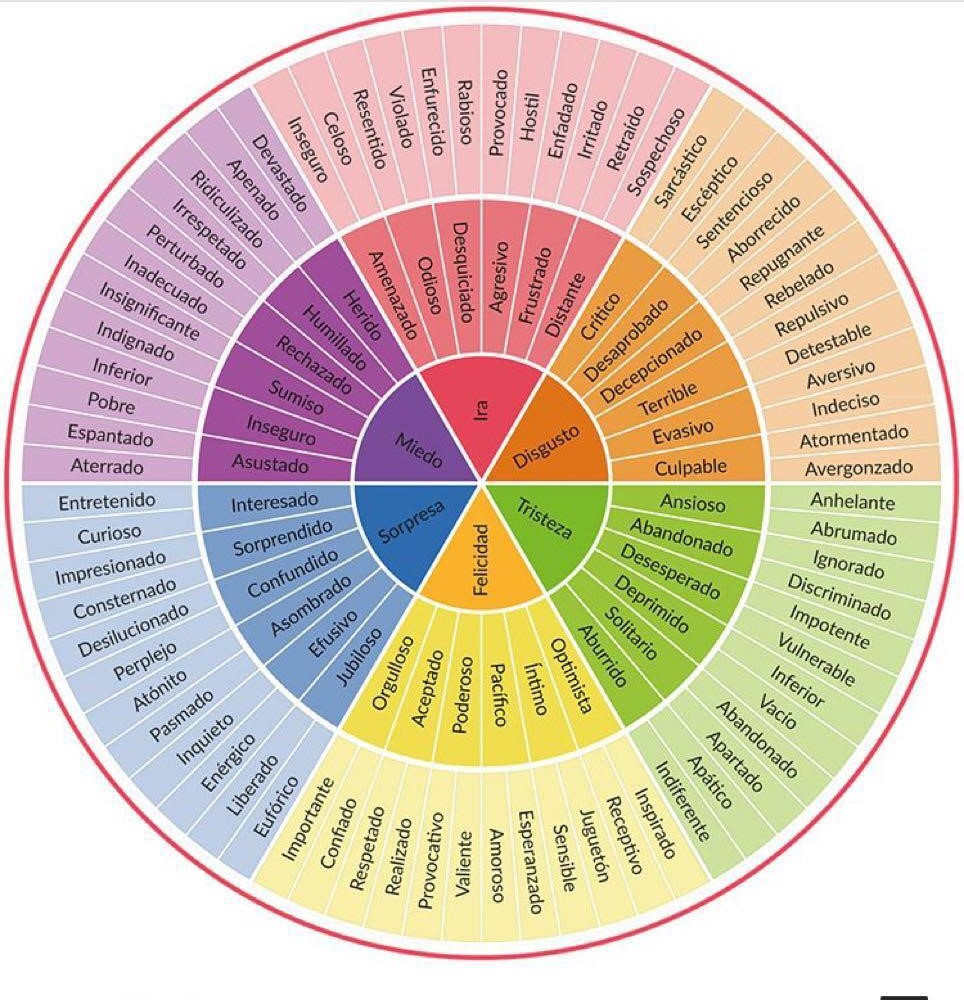 rueda de las emociones